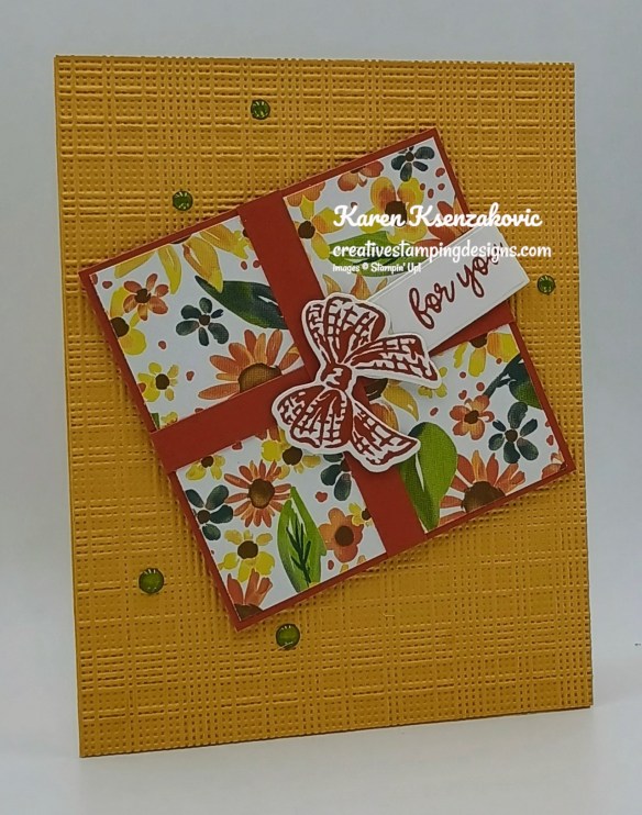 Stampin' Up! Elegantly Wrapped Gift 3 creativestampingdesigns.com