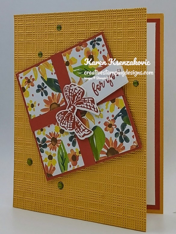 Stampin' Up! Elegantly Wrapped Gift 4 creativestampingdesigns.com