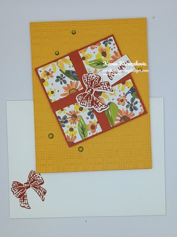 Stampin' Up! Elegantly Wrapped Gift 6 creativestampingdesigns.com