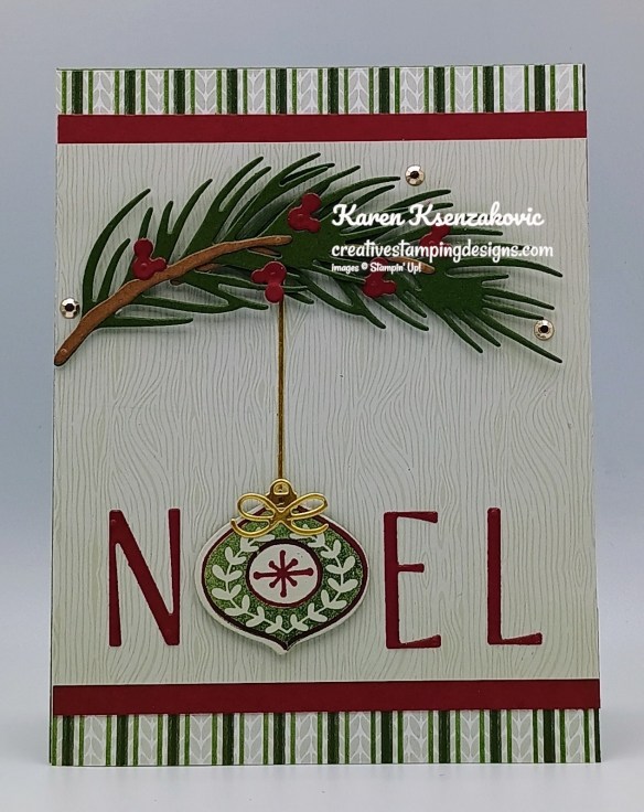 Stampin' Up! Festive Cheer Noel 2 creativestampingdesigns.com