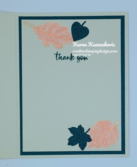 Stampin' Up! Framed & Fabulous Lustrous Leaves 5 creativestampingdesigns.com