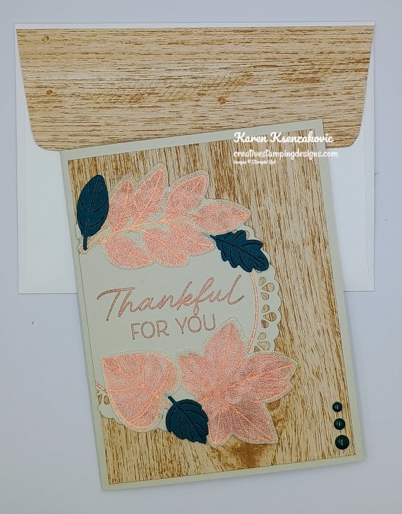 Stampin' Up! Framed & Fabulous Lustrous Leaves 7 creativestampingdesigns.com