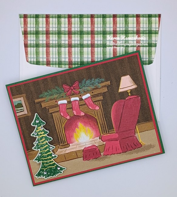Stampin' Up! Holly Jolly Branches Fun Fold 7 cretivestampingdesigns.com