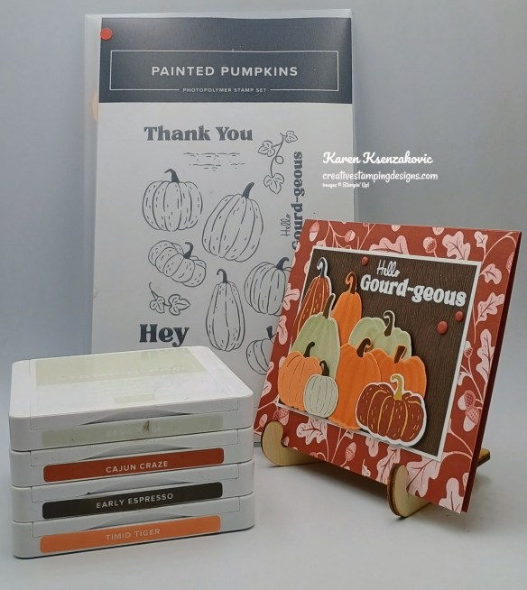 Stampin' Up! Painted Pumpkins Harvest 1 creativestampingdesigns.com