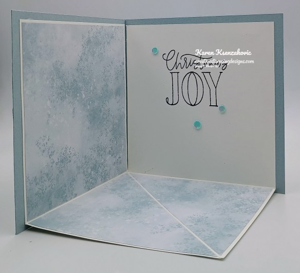 Stampin' Up! Pretty Poinsettia Fun Fold 5 creativestampingdesigns.com