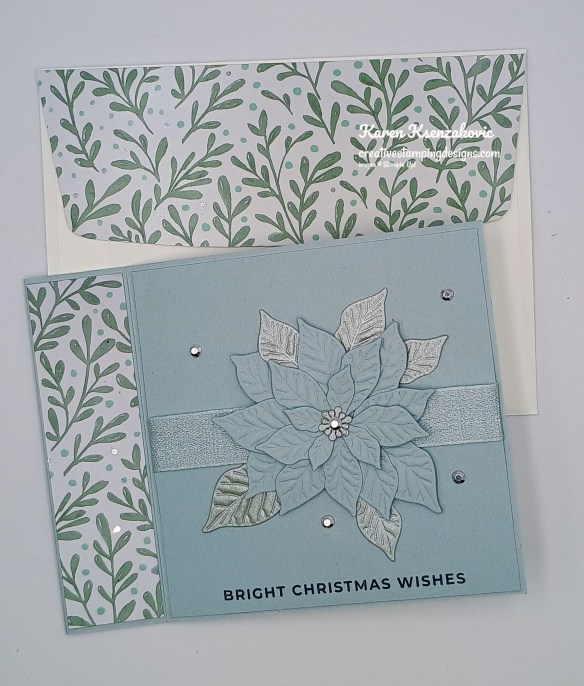 Stampin' Up! Pretty Poinsettia Fun Fold 7 creativestampingdesigns.com