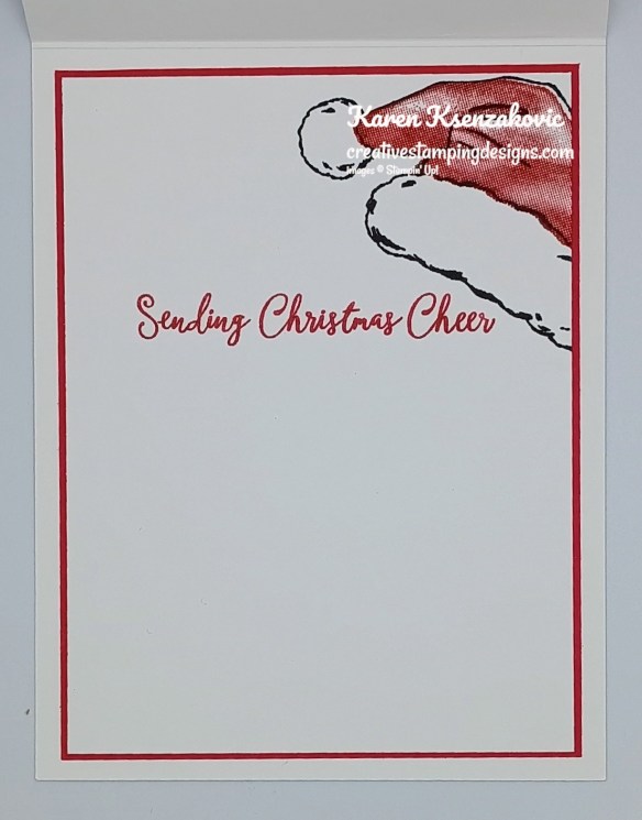 Stampin' Up! Santa Hat HoHoHo 5 creativestampingdesigns.com