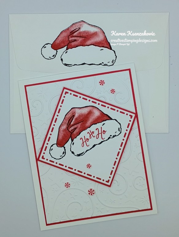Stampin' Up! Santa Hat HoHoHo 7 creativestampingdesigns.com