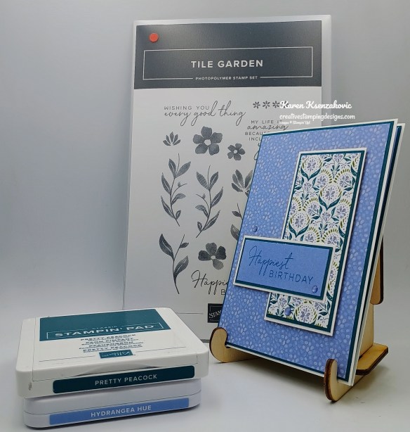 Stampin' Up! Tile Garden CAS 1 creativestampingdesigns.com
