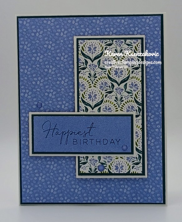 Stampin' Up! Tile Garden CAS 2 creativestampingdesigns.com