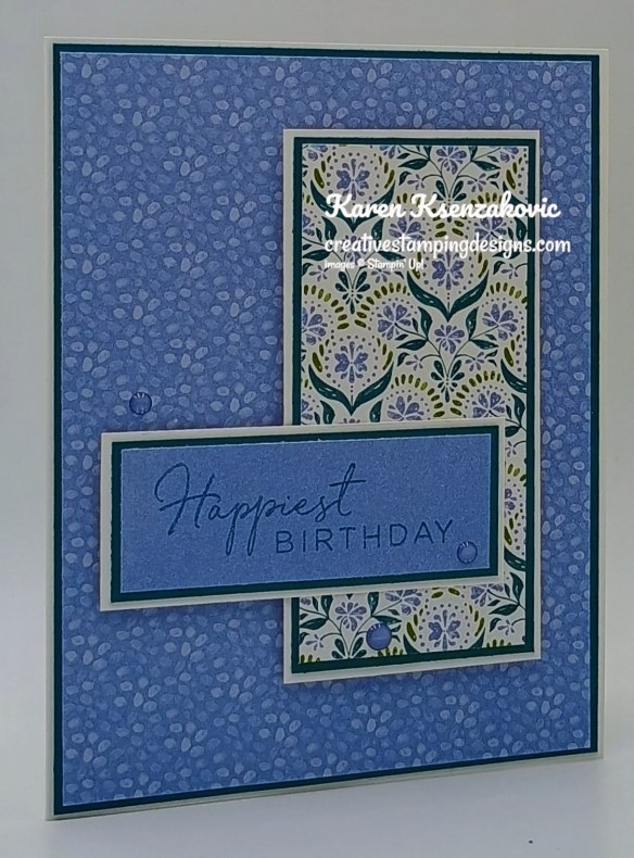 Stampin' Up! Tile Garden CAS 4 creativestampingdesigns.com